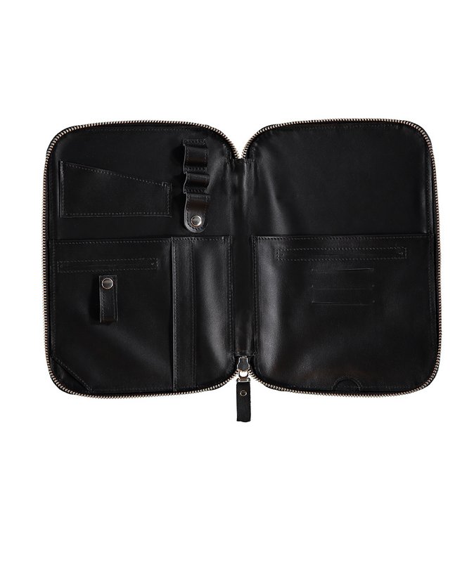 Borsa da ufficio in pelle Madda - nera