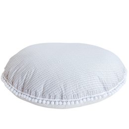 MINICAMP Großes Bodenkissen Rhombus Diamond Grey