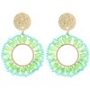 H-A8.2  E221-600-7 S. Steel Earrings 4cm