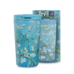 IZY THERMOS MUG - Mandelblomst - 350 ml TO -GO Isoleret kaffekrus