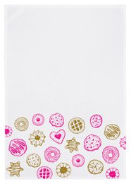 Tea towel white, Christmas bakery