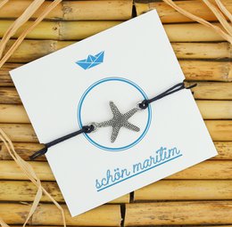 Maritimes Armband Anker Kompass Schiffchen