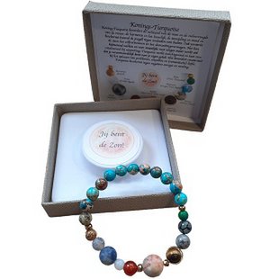 Women's bracelet Solar System with Royal Turquoise