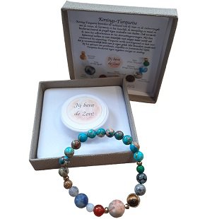 Women's bracelet Solar System with Royal Turquoise