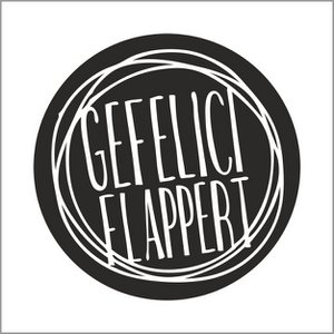 Herzlichen Glückwunsch Flapper - Wish Label
