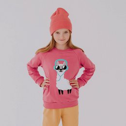 Llama sweatshirt til børn