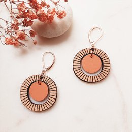 Boucles d'oreilles BULLE Melon