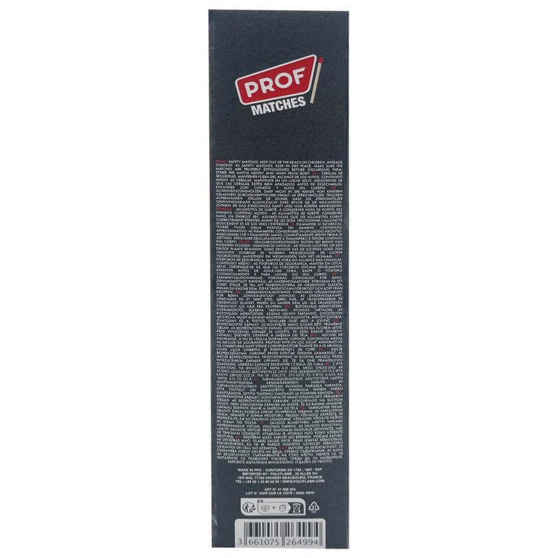 Scatola da 24 fiammiferi, lunghezza 28 cm