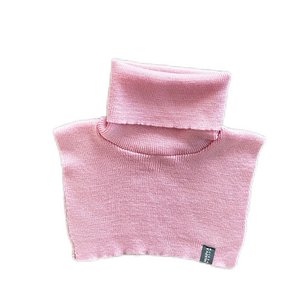 kids 100% merino wool winter scarf, pink