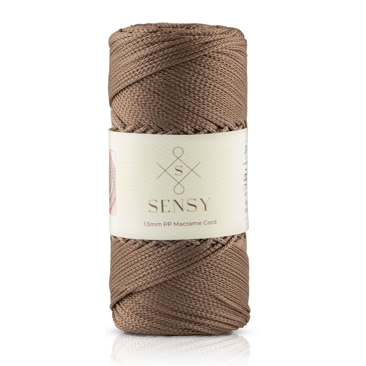 Cordoncino macramè Sensy Premium da 1,5 mm - 164 iarde, 100% poliestere