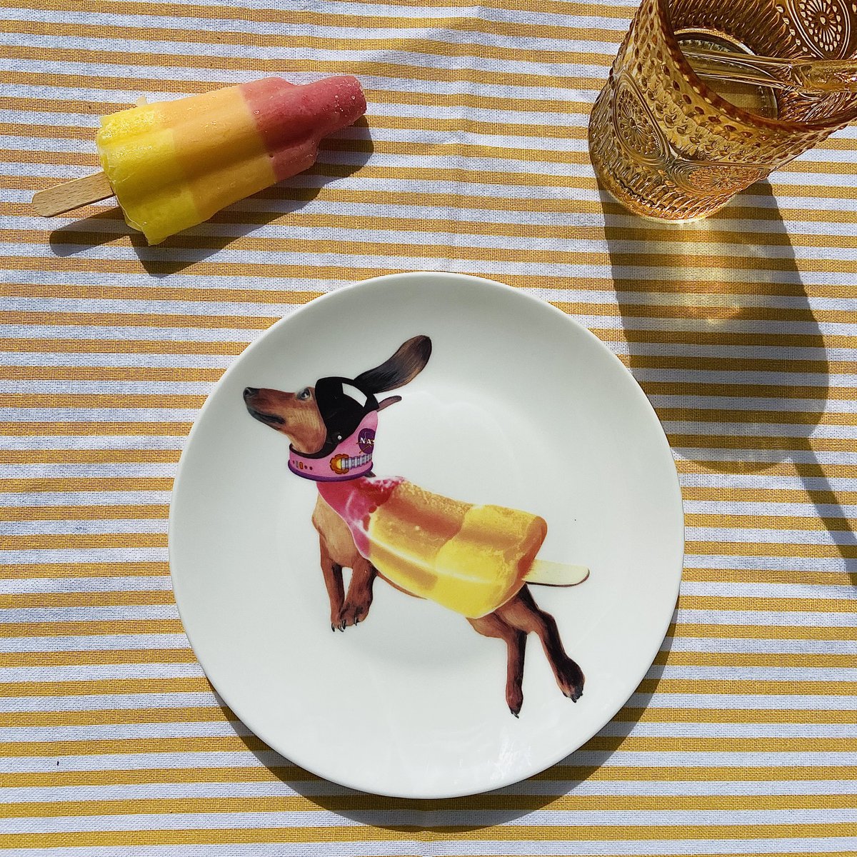 Sweet Wieners - Set of 6 pastry plates