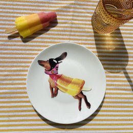 Sweet Wieners - Set of 6 pastry plates