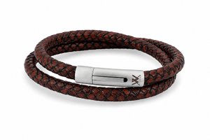 Leather bracelet 12mm - Civilis collection