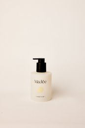 300 ml white soap dispenser with black pump
