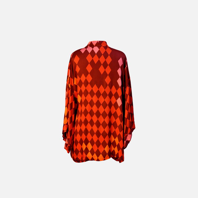 Kurzer Kimono, MEDEA, rot