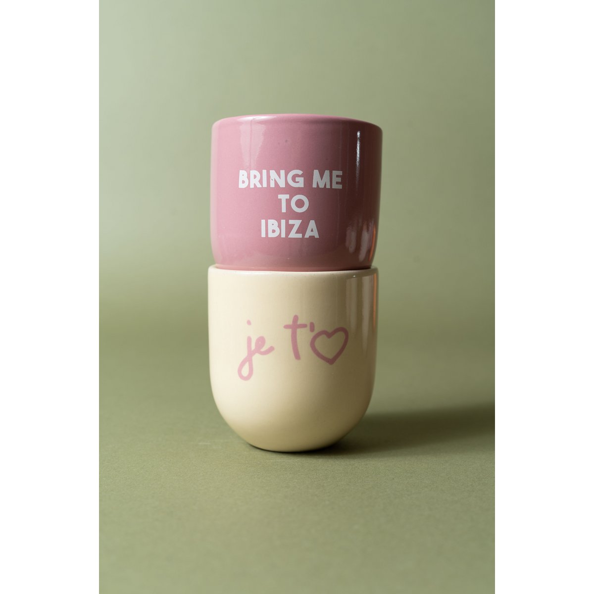 Tasse Sisi à la main, apporte-moi à ibiza