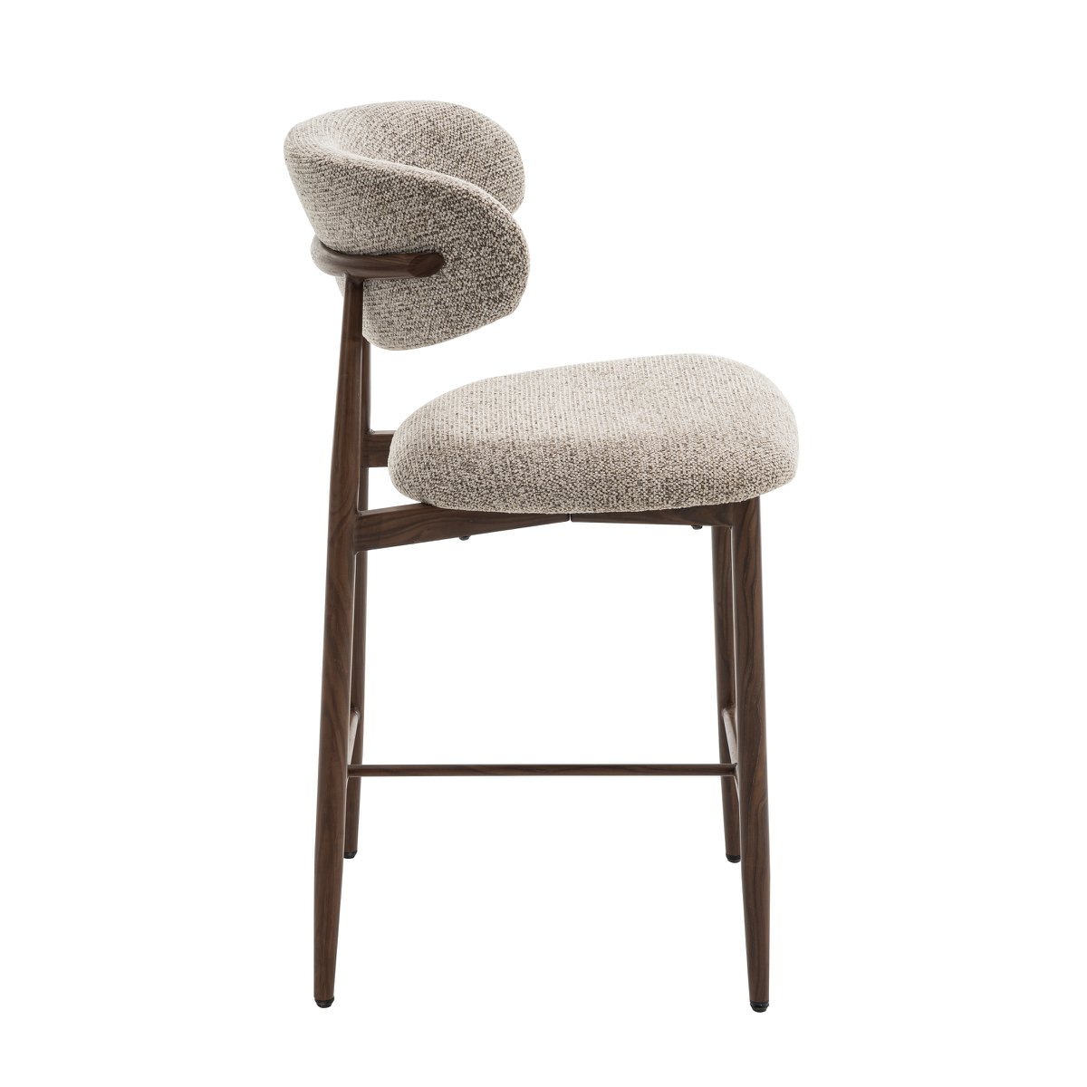 Bar stool Celia Brown Walnut
