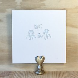 Kaart Baby Boy Fam van Drie
