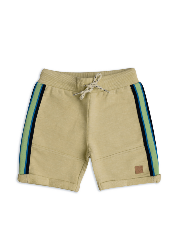 Baby Jongens Shorts "Semolina" (Side Stripe Detail)