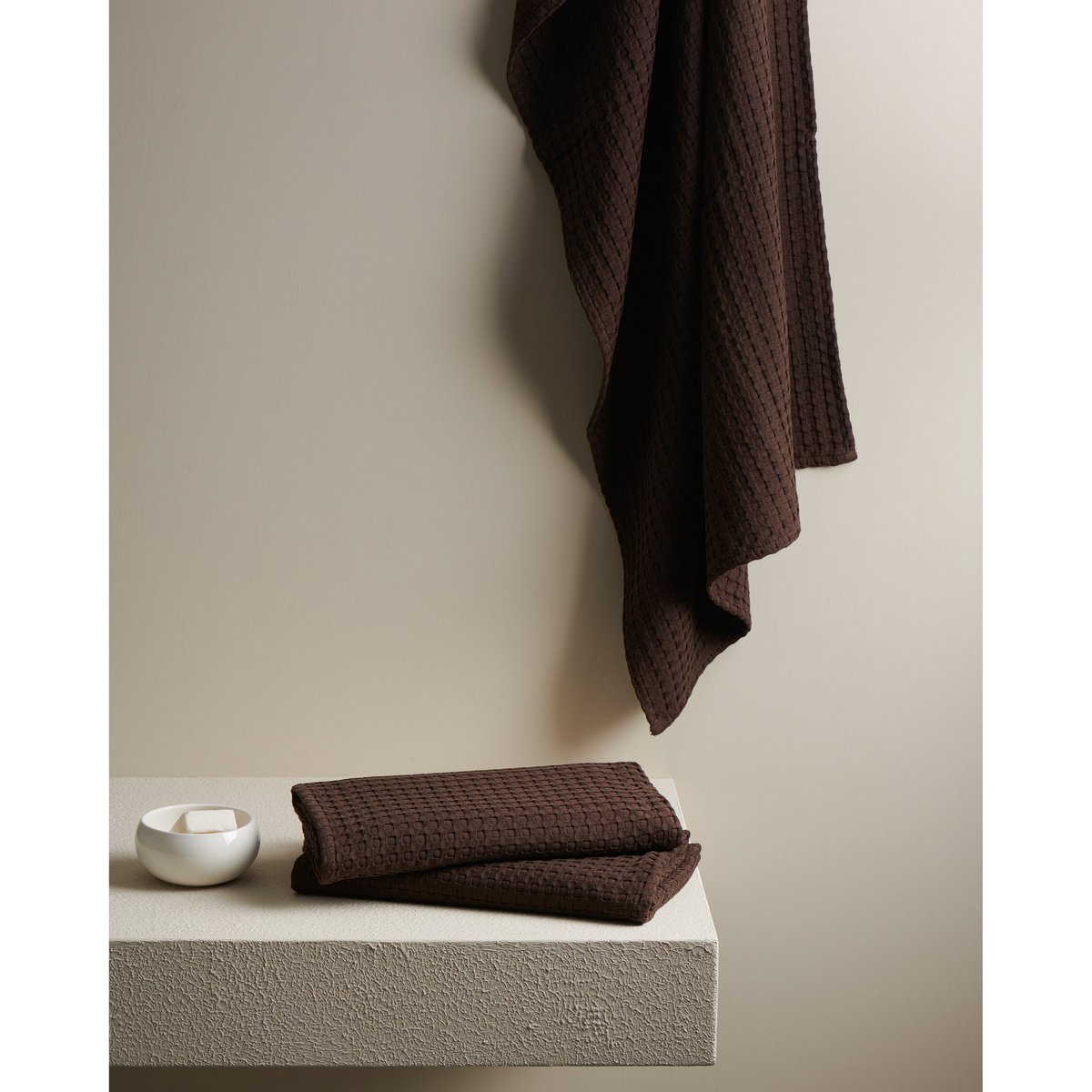 Katoenen Bamboe Handdoek Wafel - XL