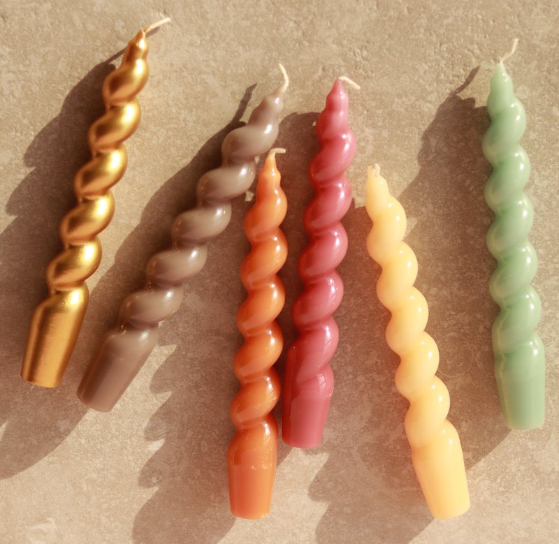 Mave Turn Me On Candle Gold Set di 2