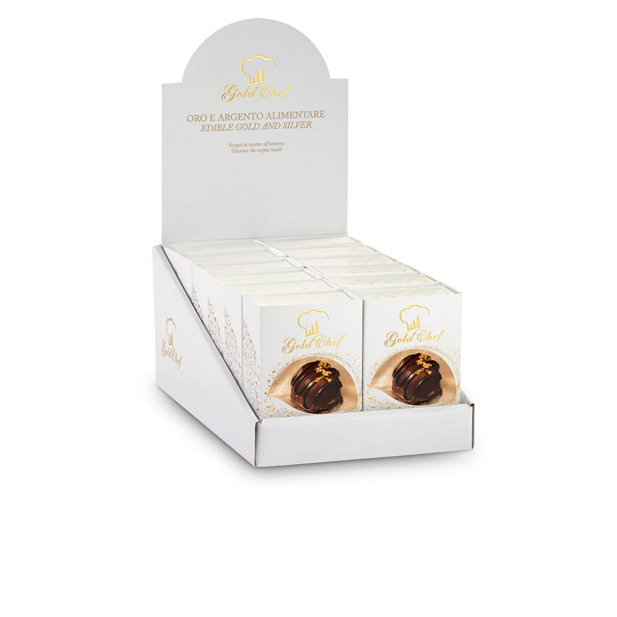 125mg ESSBARE GOLDKRÜMMEL 23kt, Salzstreuer