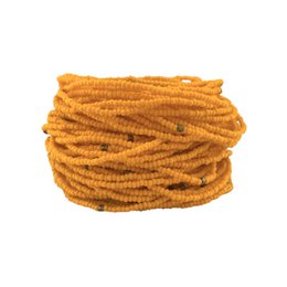 Bracelet à perles masai orange doux