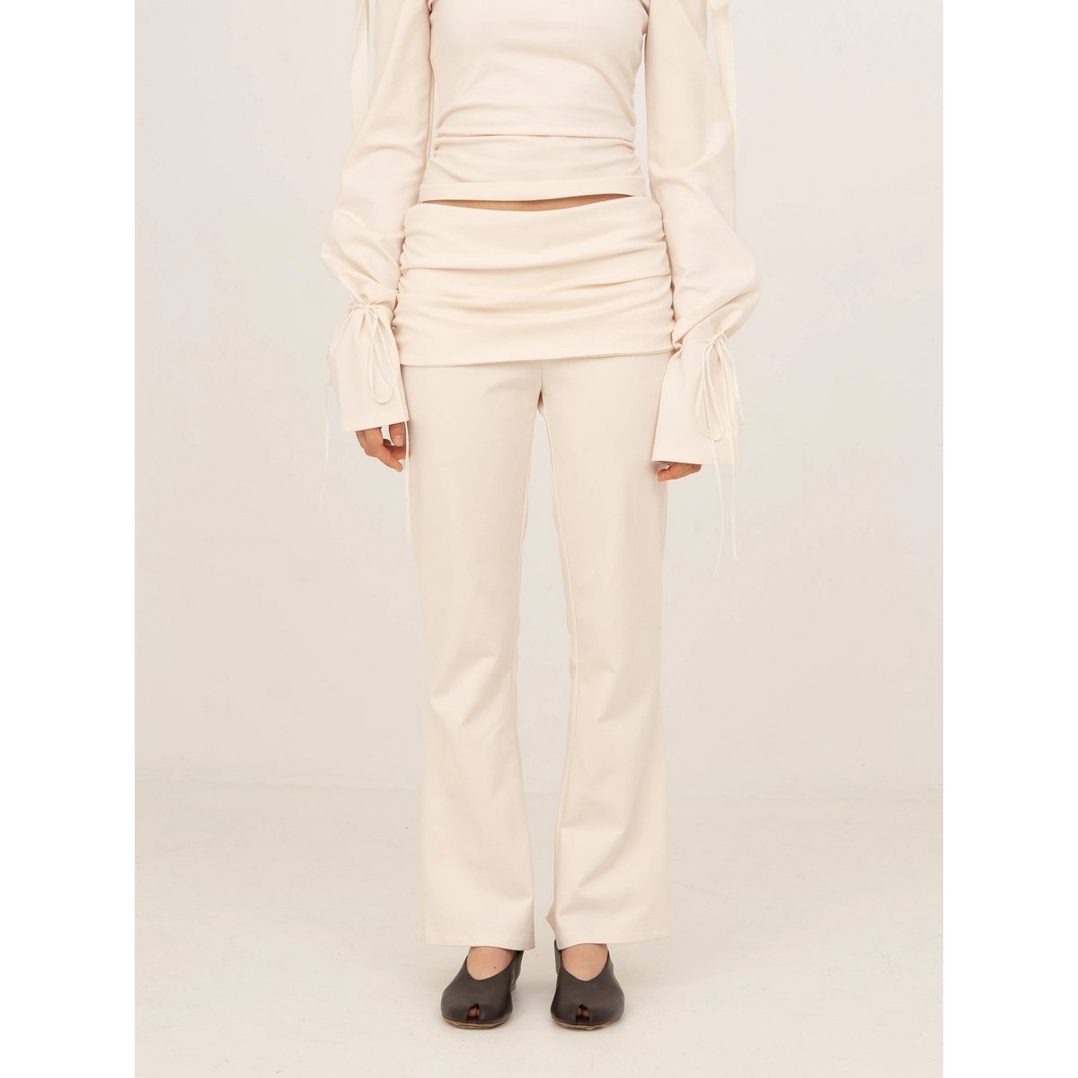 Angelic White Jersey Pants