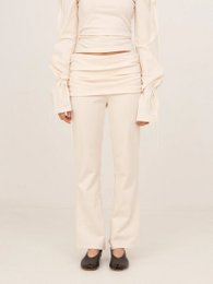 Angelic White Jersey Pants