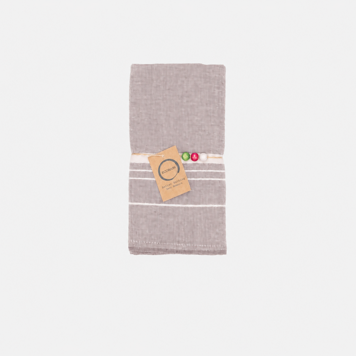 Serviette Ecobain "Cocon" | Jetée poussiéreuse (Taupe)