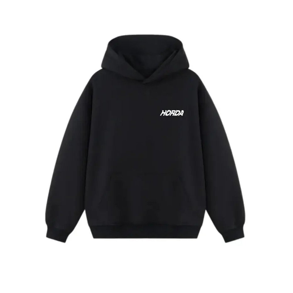 Felpa con Cappuccio 460g Boxy Fit War — Streetwear Made in Italy | Horda Brand