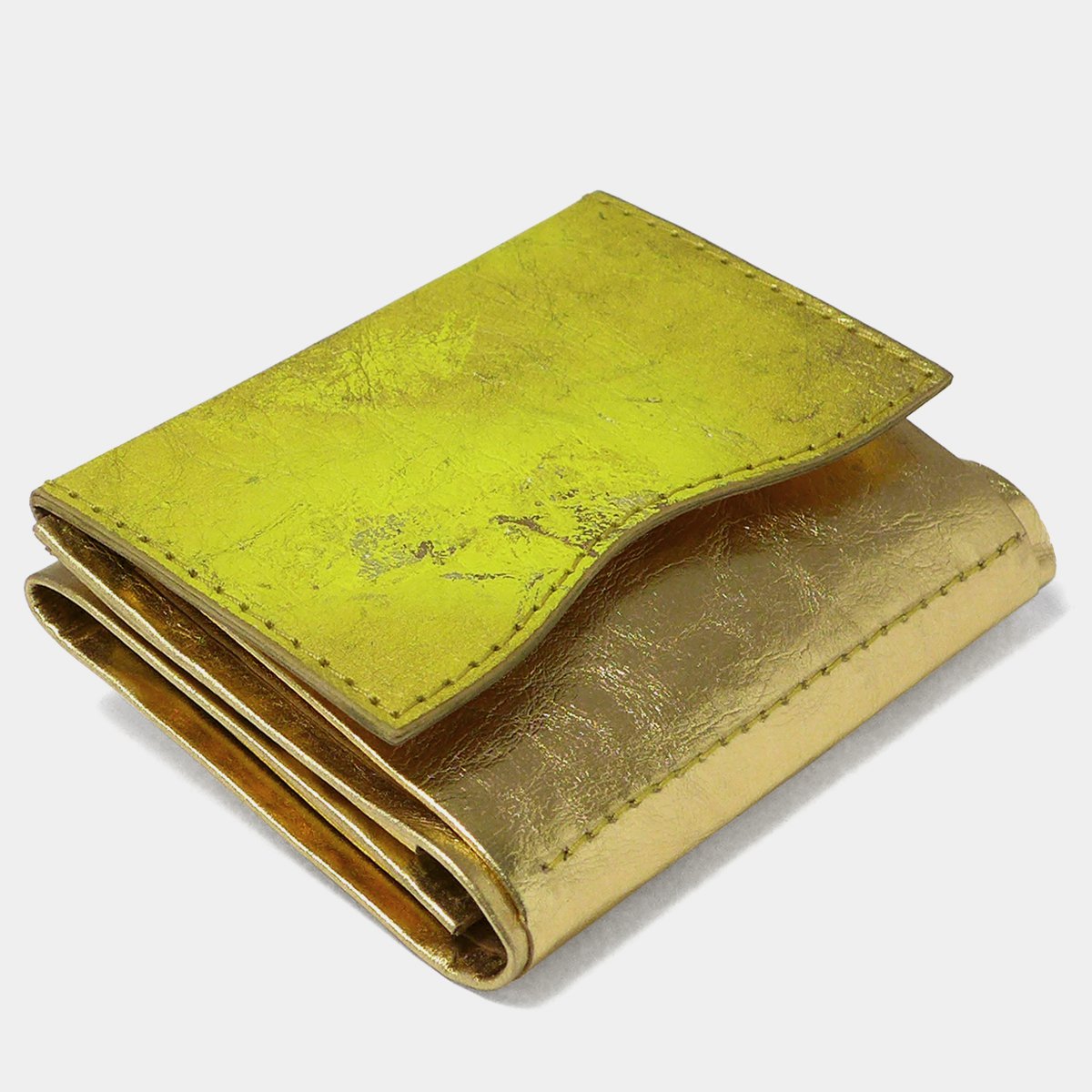 Minimal Wallet Gold Sun - casual paper made of paper with a golden yellow look