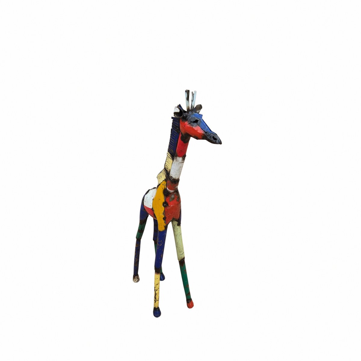 METAL EXTRA LARGE COLOURFUL GIRAFFE
