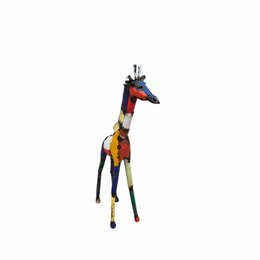 GIRAFFA COLORATA EXTRA LARGE IN METALLO
