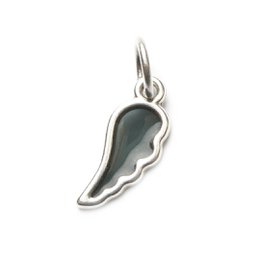 Vinger sort/sølv, amulet S