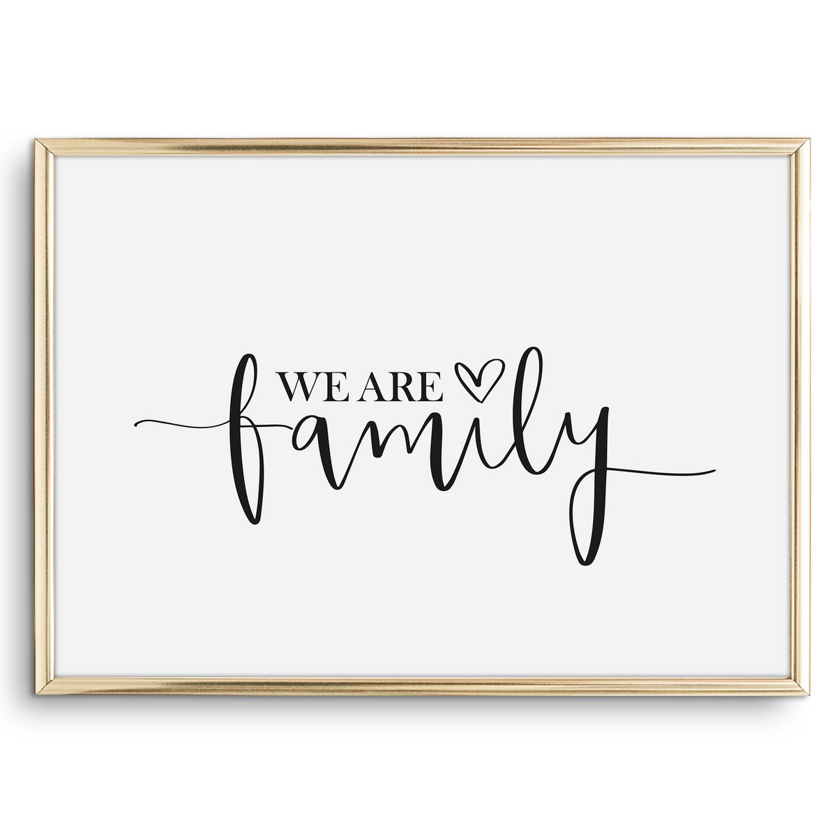 Poster: We are family