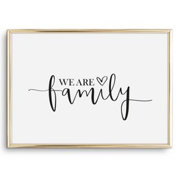 Poster: We are family