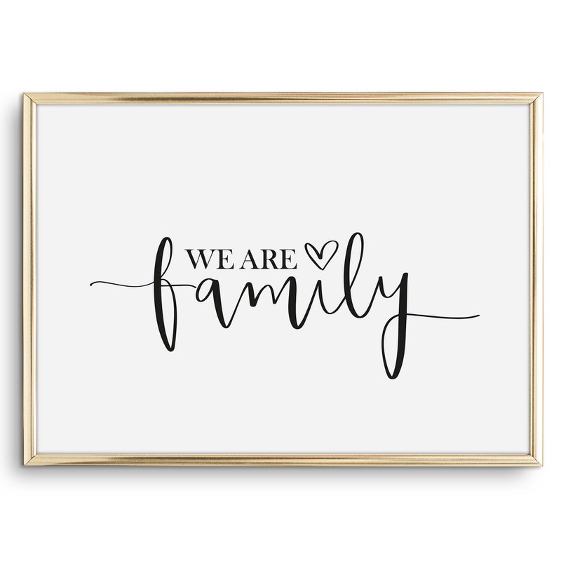 Poster: We are family