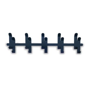 Gorillz Origami - Wandkapstok - 10 Dubbele - Kapstok Haken - Blauw