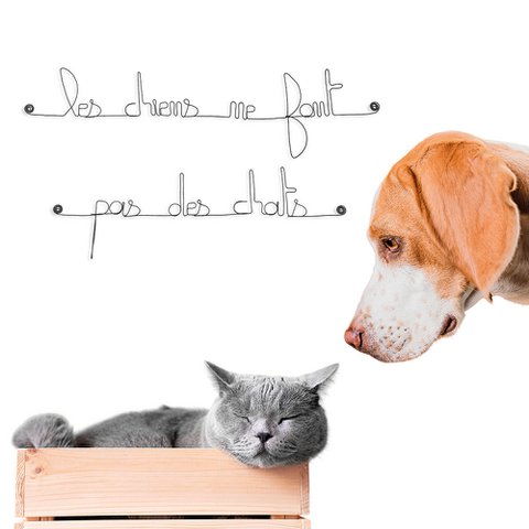 Wire-Zitat „Hunde machen keine Katzen“