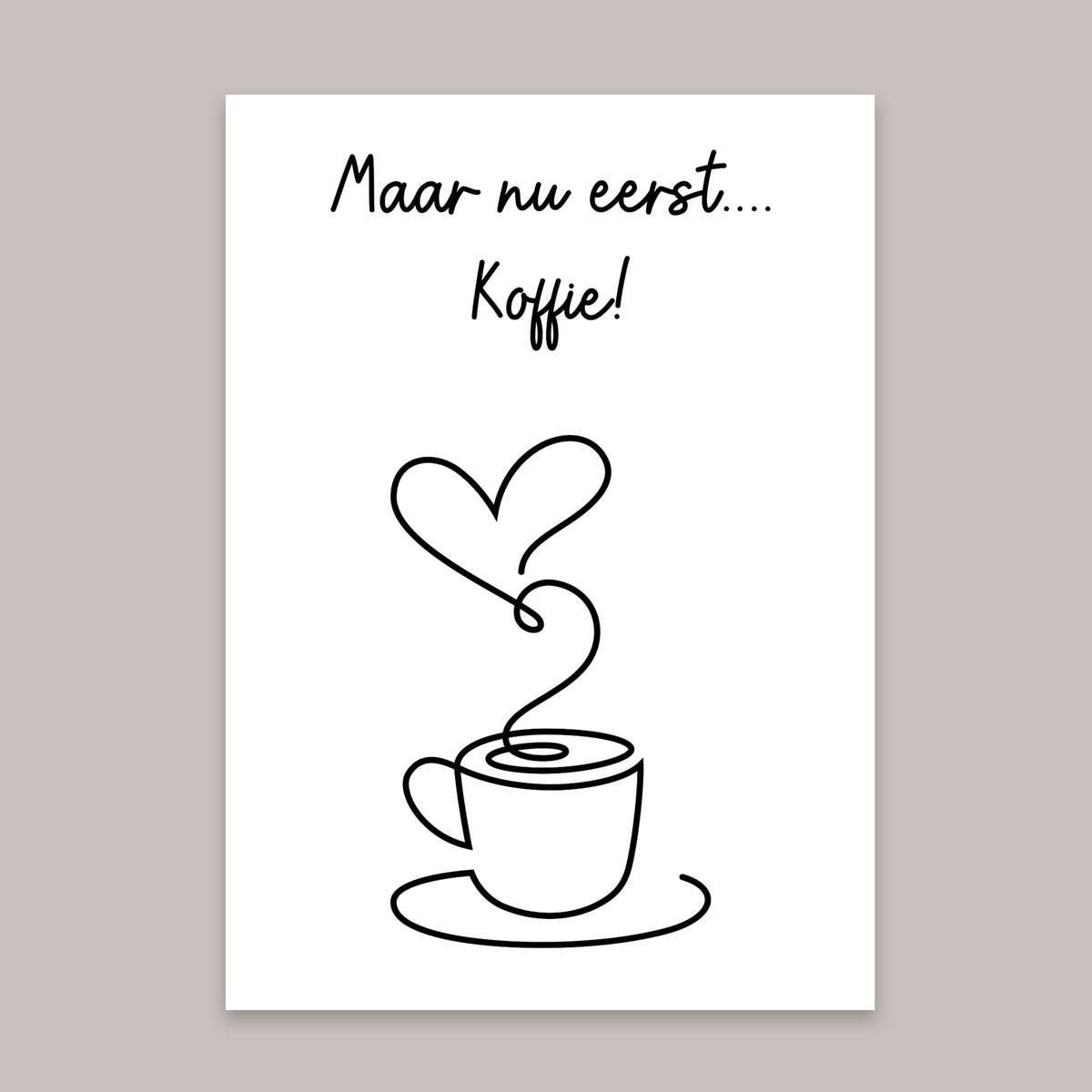 Living Card "Coffee"