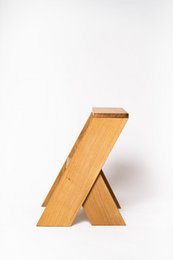 Taburete de paso, taburete LOBO de roble macizo