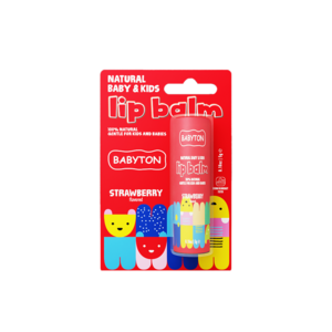 Babyton natürlicher Lippenbalsam Erdbeergeschmack 5g
