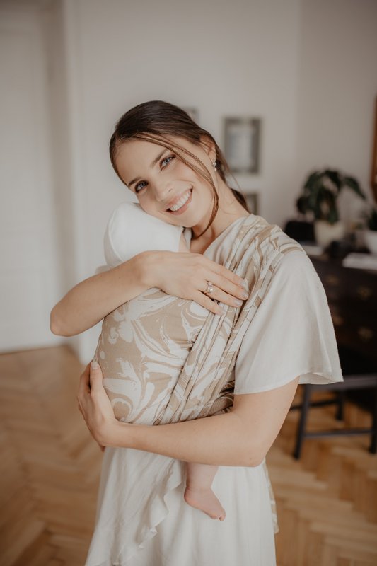 Involucro intrecciato Eco Babywearing Beige Marable