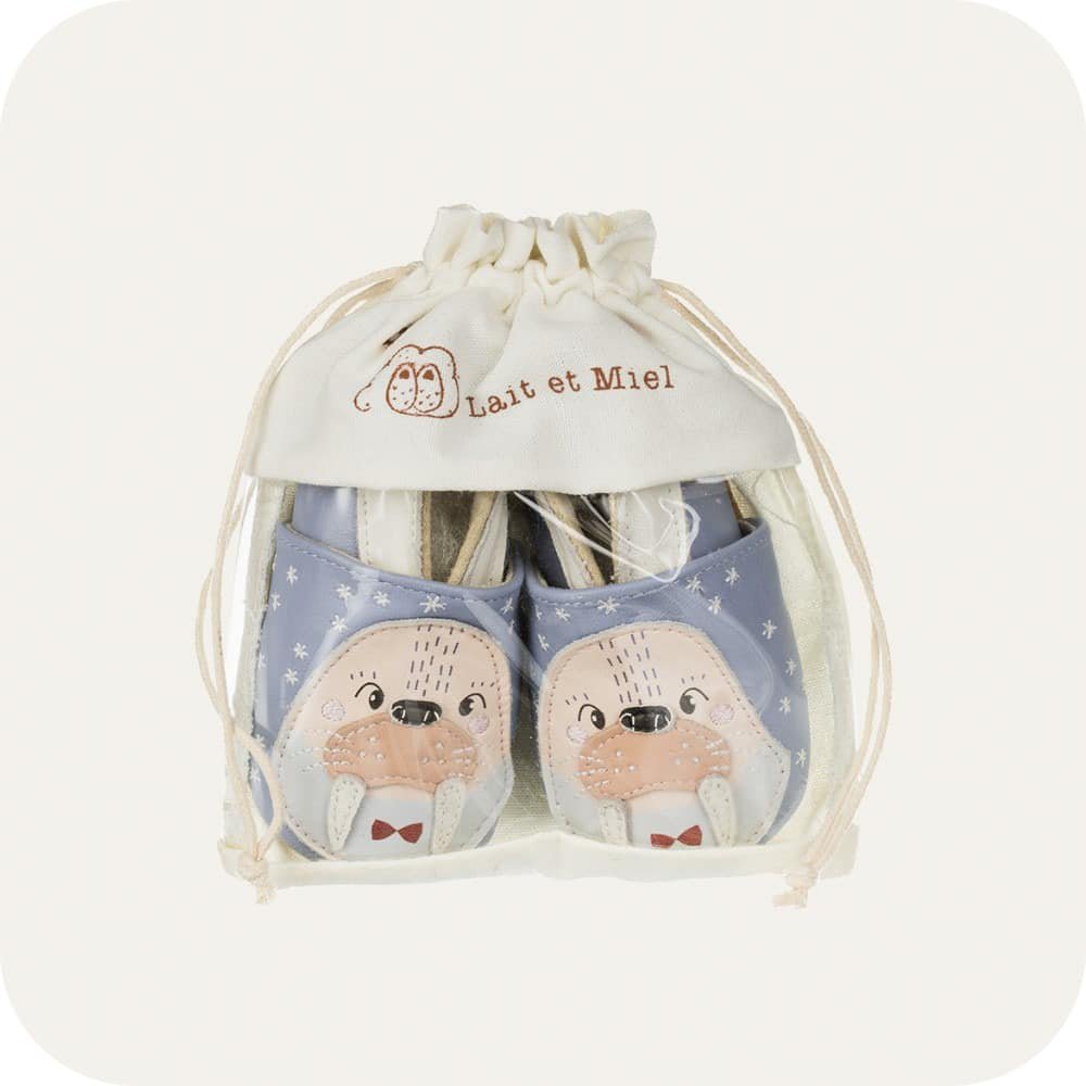 Chaussons en cuir extra souple Morse