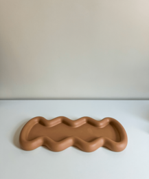 Plateau ondulé caramel au beurre