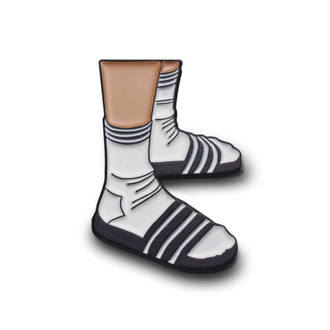 Emaille Pin "Sokken & Slippers"