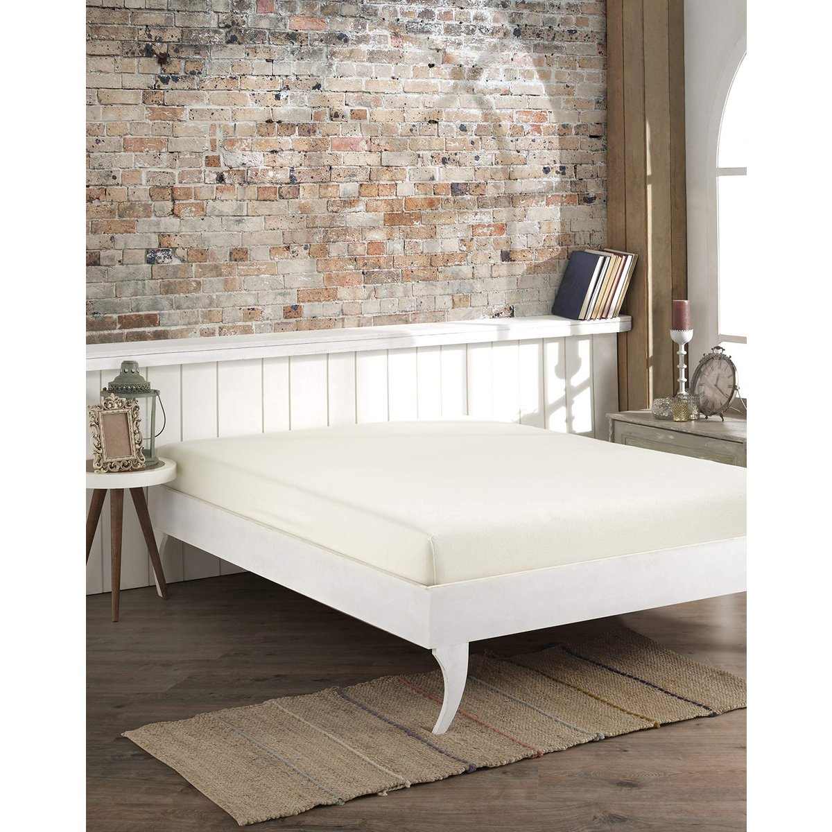 Drap Housse King - 100% Coton - 150x200cm