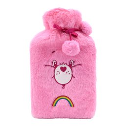 😍 Care Bears, Hot Water Bottle, with Cover, Hot Water Bottle for Hot Therapy, Hot Water, Rubber, Cold, Winter, Child, Adult