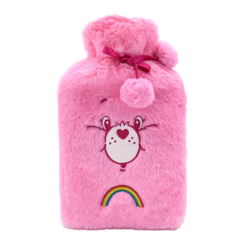 😍 Care Bears, Hot Water Bottle, with Cover, Hot Water Bottle for Hot Therapy, Hot Water, Rubber, Cold, Winter, Child, Adult